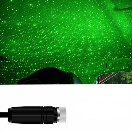 Grön LED stjärnprojektor för bil