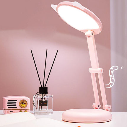 Kawaii skrivbordslampa med söta kattöron