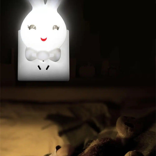 LED nattlampa kanin för eluttag