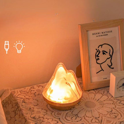 Bergsformad nattlampa med 16 olika färger