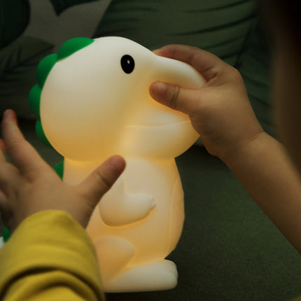 Nattlampa dinosaurie med färgbyte och touch