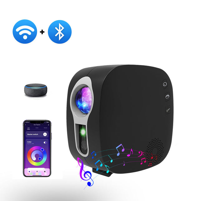LED projektor stjärnhimmel med Bluetooth WiFi