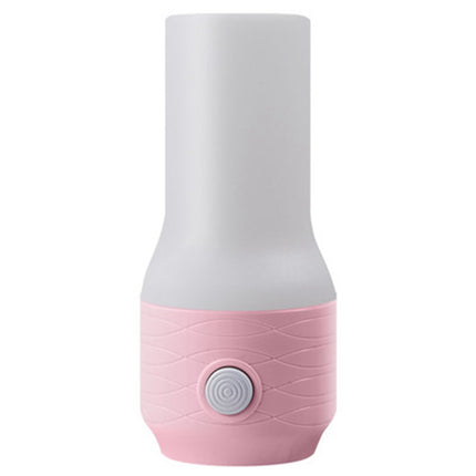 Bärbar rosa LED nattlampa för eluttag