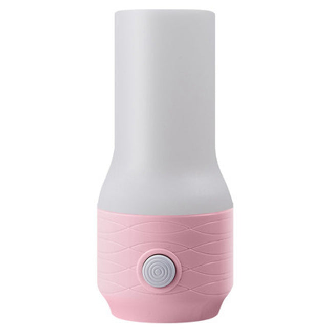 Bärbar rosa LED nattlampa för eluttag