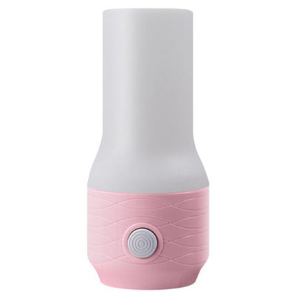 Bärbar rosa LED nattlampa för eluttag