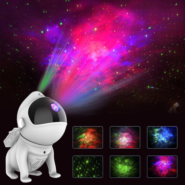 Astronaut LED projektor med stjärnhimmel