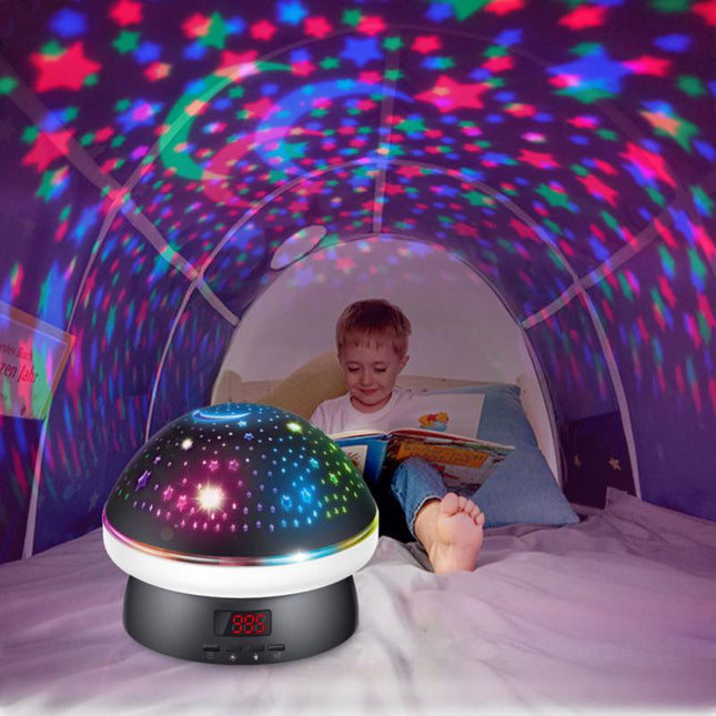 Svamplampa med stjärnhimmel LED projektor