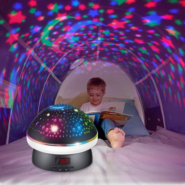 Svamplampa med stjärnhimmel LED projektor