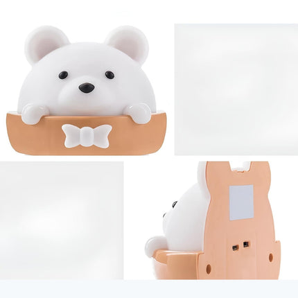 Uppladdningsbar och dimbar nattlampa nallebjörn