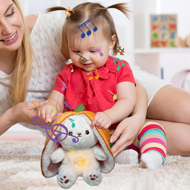 Gosedjur kanin i morot nattlampa