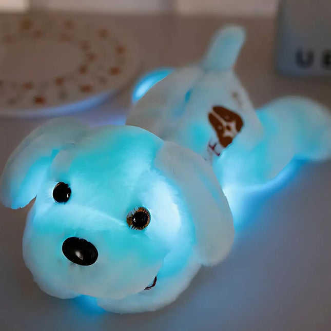 Lysande gosedjur hund för barn