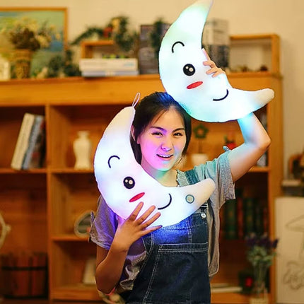 Lysande gosedjur formad som måne