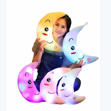 Lysande gosedjur formad som måne