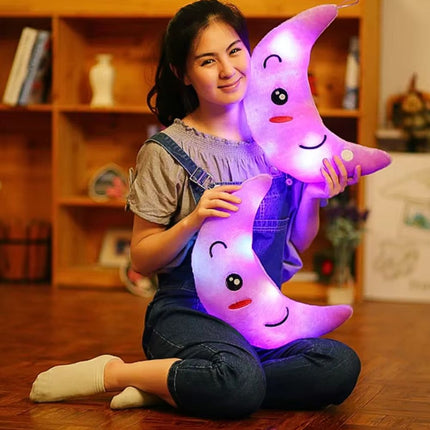 Lysande gosedjur formad som måne