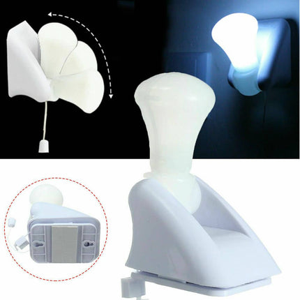 Bärbar LED-lampa med dragsnöre