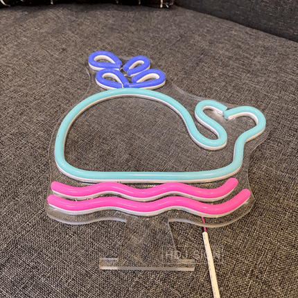 Valformad LED neonlampa för vägg