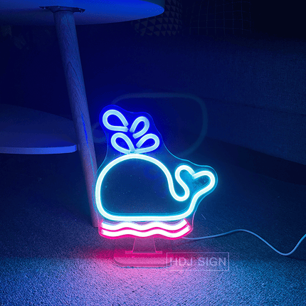 Valformad LED neonlampa för vägg