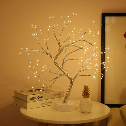 Dekorativt ljusträd med LED-belysning