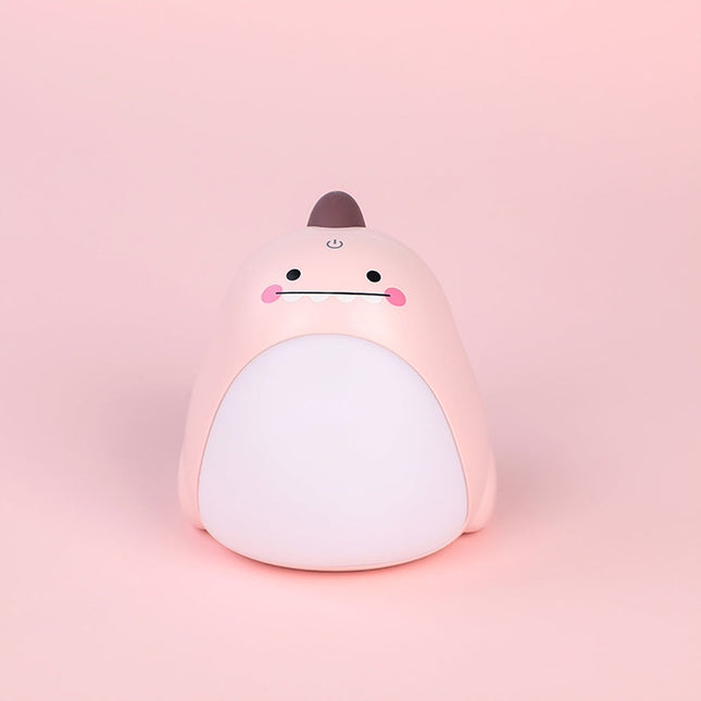 Grön dinosaurie nattlampa för barn