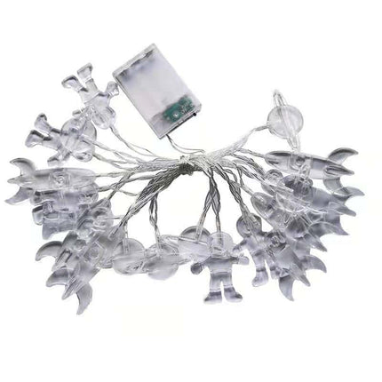 LED ljusslinga med rymdmotiv för barn