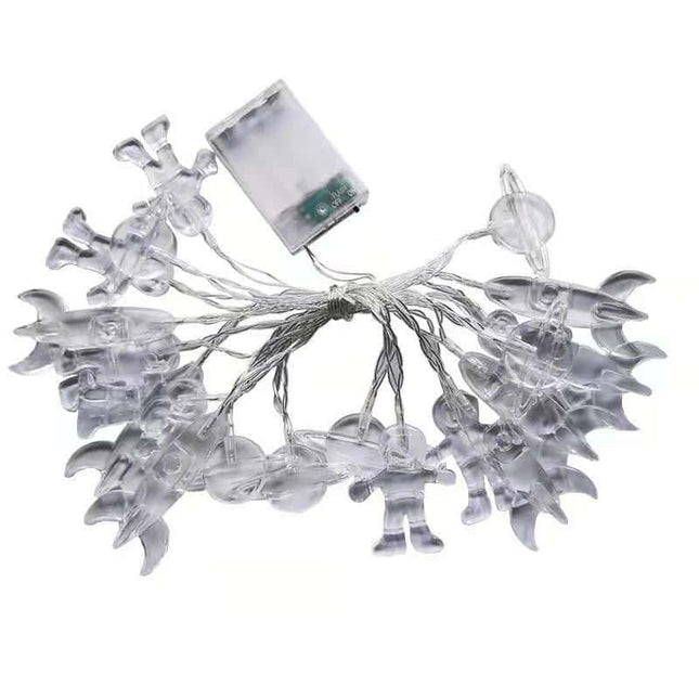 LED ljusslinga med rymdmotiv för barn