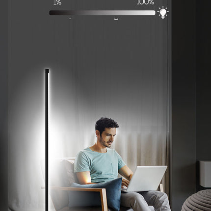 Modern LED golvlampa med regnbågsfärger