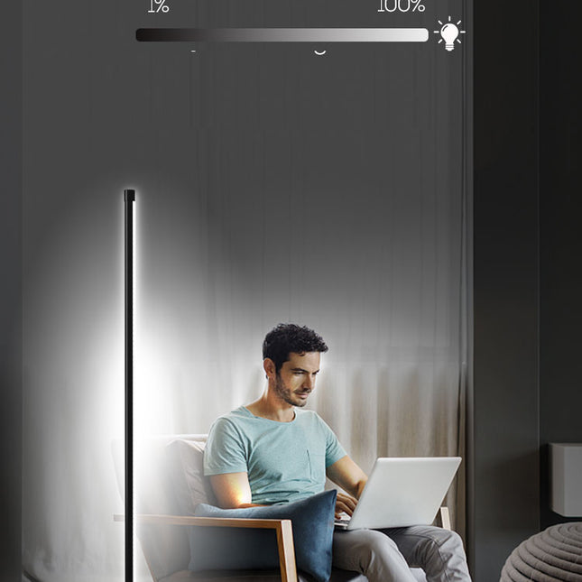 Modern LED golvlampa med regnbågsfärger