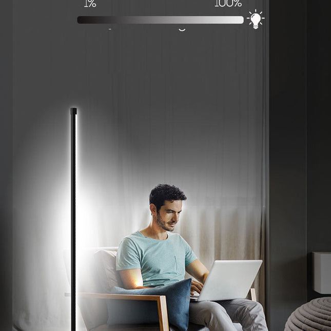Modern LED golvlampa med regnbågsfärger