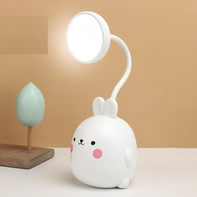 Söt kanin skrivbordslampa med LED-ljus