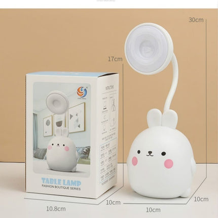 Söt kanin skrivbordslampa med LED-ljus
