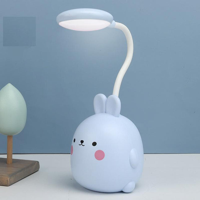 Söt kanin skrivbordslampa med LED-ljus