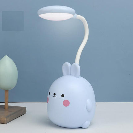 Söt kanin skrivbordslampa med LED-ljus