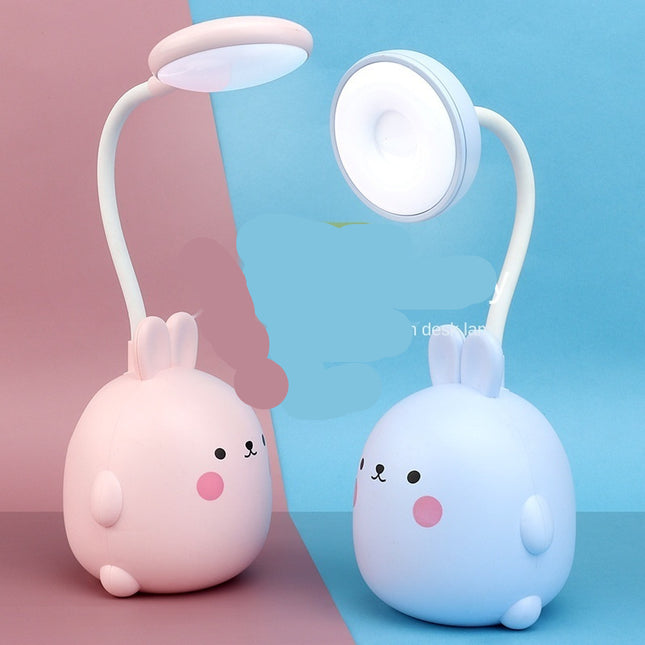 Söt kanin skrivbordslampa med LED-ljus