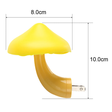 LED nattlampa svamp för eluttag