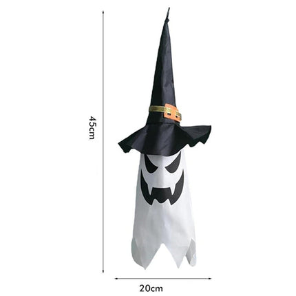 Hängande spöke dekoration med LED-ljus