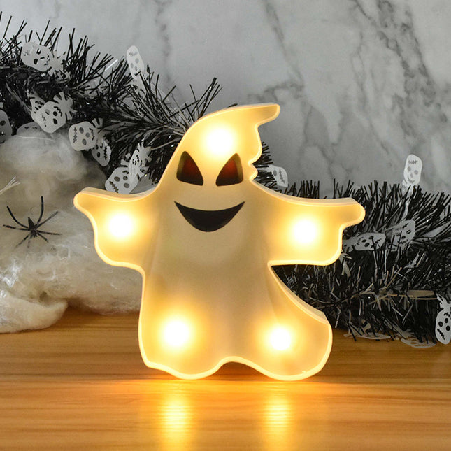 Halloween dekoration spöke med LED-lampor