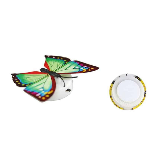 Vägglampa LED fjäril med färgskifte