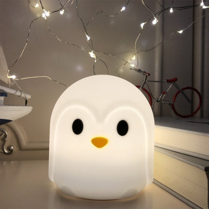 Pingvin LED-lampa i silikon med touch