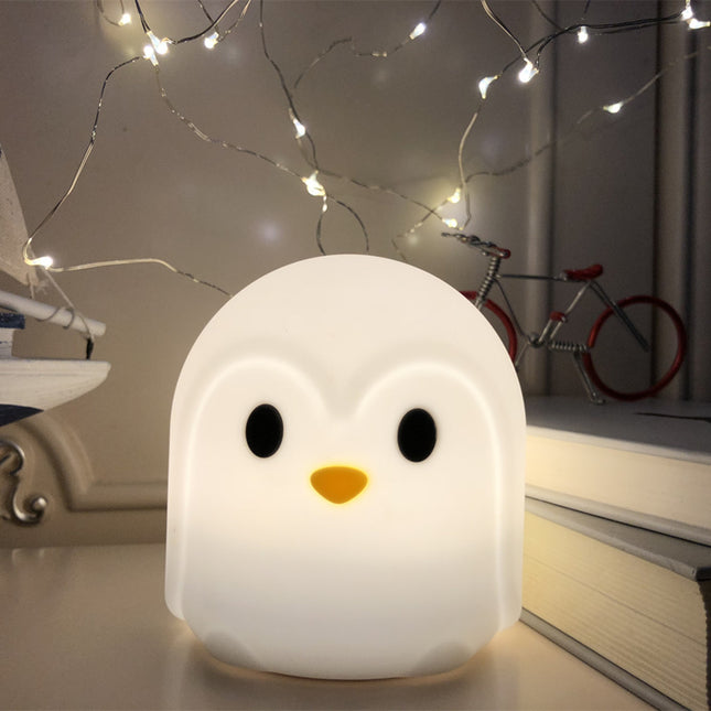 Pingvin LED-lampa i silikon med touch
