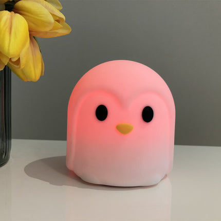 Pingvin LED-lampa i silikon med touch