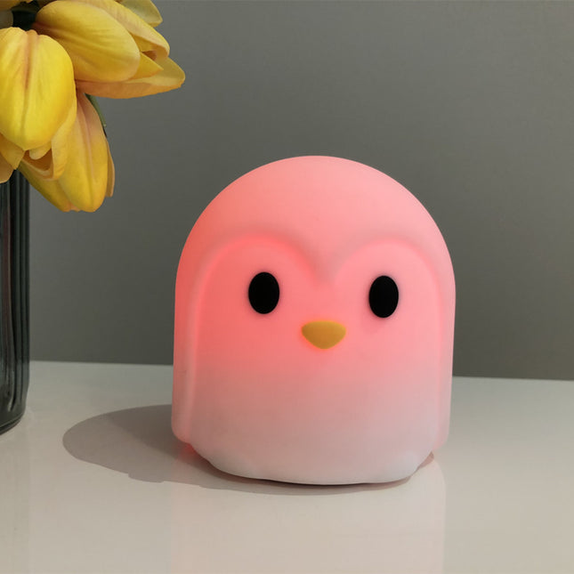 Pingvin LED-lampa i silikon med touch