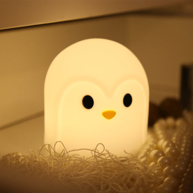 Pingvin LED-lampa i silikon med touch