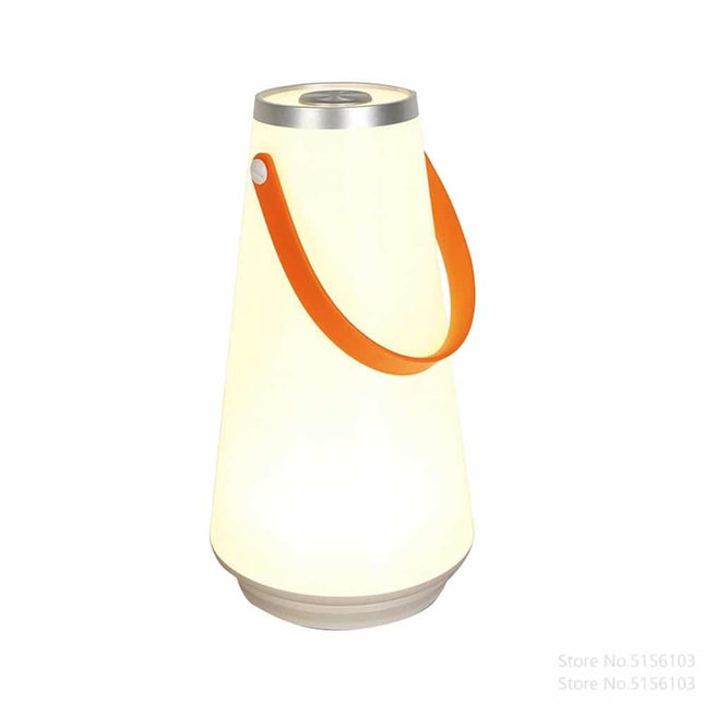 Bärbar LED campinglampa med handtag