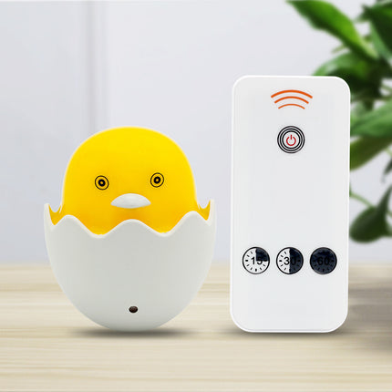 Nattlampa kyckling i ägg för vägguttag