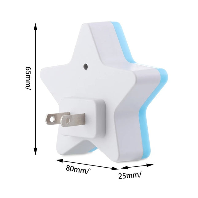 LED vägglampa stjärna med fjärrkontroll