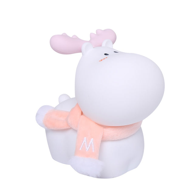 Uppladdningsbar nattlampa älg i silikon