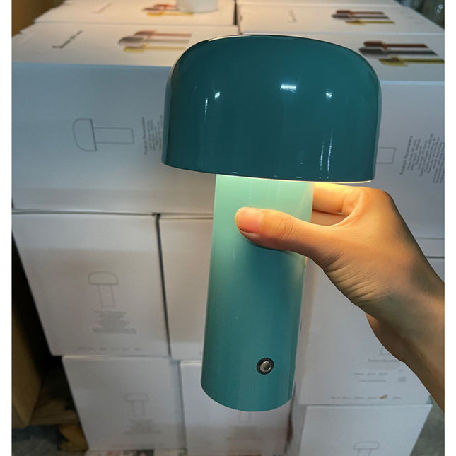 Trådlös bordslampa svamp i retrodesign