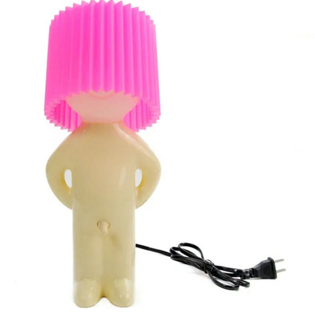 Kreativ designlampa i form av gubbe