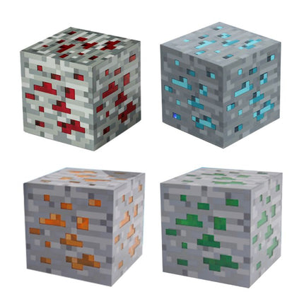 Minecraft Redstone malmblock nattlampa kub