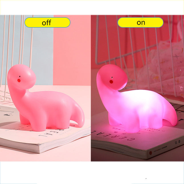 Liten dinosaurie lampa för barnrum